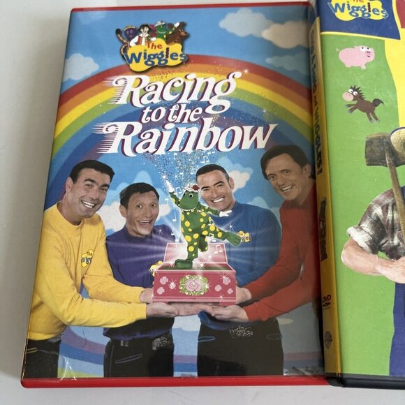 The Wiggles Racing To The Rainbow DVD Original Cast And Sing A Song - Picture 1 of 6